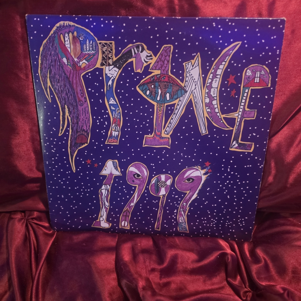 Purple Vinyl Record Album Cover